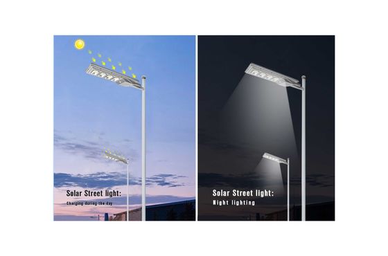 200W 250W Solar Sensor Street Light , Anticorrosive Outdoor Solar Street Lamps