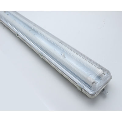 IP65 Fluorescent Double LED Tube Light Multiscene Anti Korosi