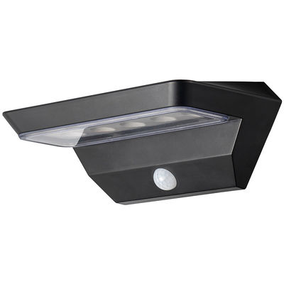 SMD5630 3000K Yard Solar LED Garden Light IP44 Waterproof Black Color