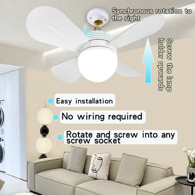 Ceiling Fan With Light, Modern Remote Control Closed Low Profile Ceiling Fan With Light