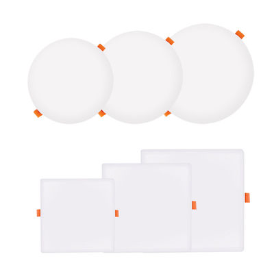 Round Square Surface Mount Led Skd Panel Light Aluminium Rohs Led Ceiling Light Frameless Slim Adjustable Recessed Pane