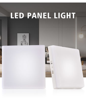 Aluminium tanpa bingkai IP44 permukaan persegi 18W 24W 36W 48W lampu panel led