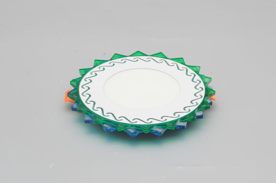 Personality Design Flower Frame Slim Mounting Double Color Adjustable Ceiling Decoration Led Panel