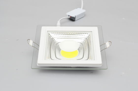 Indoor Lighting Recessed Mounted Square Slim Led Commercial Glass Panel Light