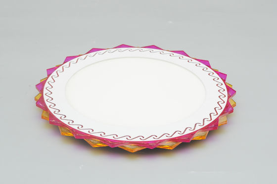 Personality Design Flower Frame Slim Mounting Double Color Adjustable Ceiling Decoration Led Panel