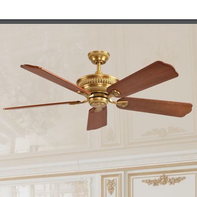 Customized Design 42 Inch Living Room Restaurant 5 Wood Blades Decorative Ceiling Fan