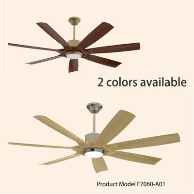 Moden Wooden HCA087 Solid Wood Led Chandelier Remote Control Ceiling Fan