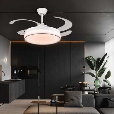 Indoor Fan Silent Ceiling Light Home Bedroom Light Dining Living Room Hotel Modern Fan Light