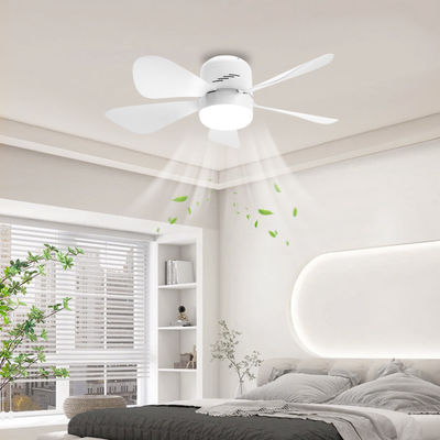 Fan Light Dimmable Kitchen E26 E27 Bulb 5 Blades Socket Fan Remote Control Ceiling Fan