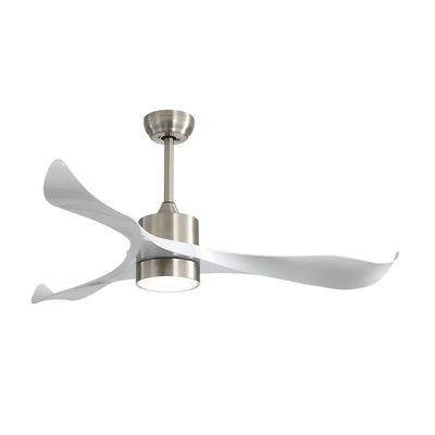 52 Inch Bldc Ceiling Fan Modern 3 Abs Blades Chandelier LED Ceiling Fans With Light