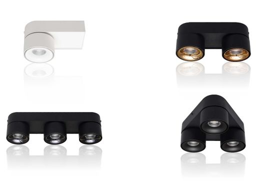 Thiết kế hiện đại nhôm vòng xi lanh đèn LED Spot Light hướng chùm điều chỉnh cho trần nhà nội thất lắp đặt Insta